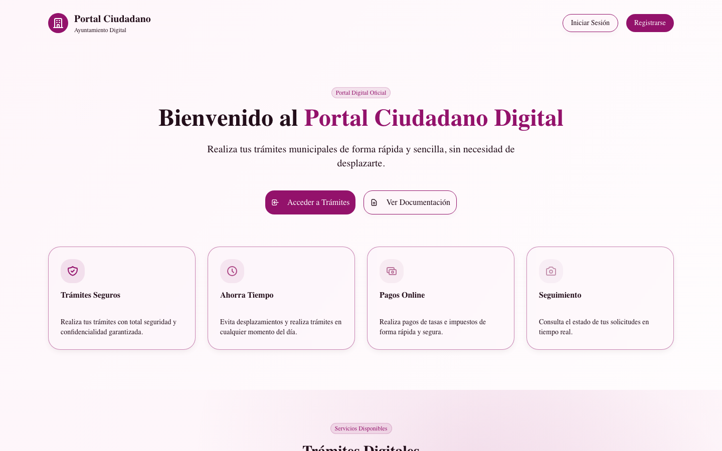 Captura de Portal Ciudadano